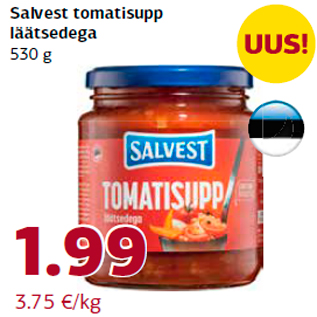 Allahindlus - Salvest tomatisupp läätsedega 530 g