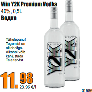 Allahindlus - Viin Y2K Premium Vodka