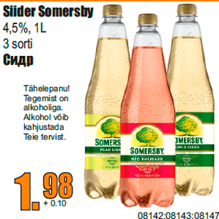 Allahindlus - Siider Somersby