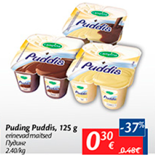 Allahindlus - Puding Puddis, 125 g