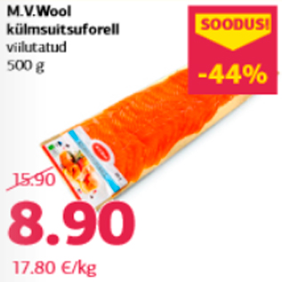 Allahindlus - M.V.Wool külmsuitsuforell