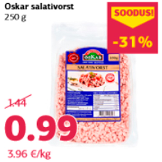 Allahindlus - Oskar salativorst 250 g