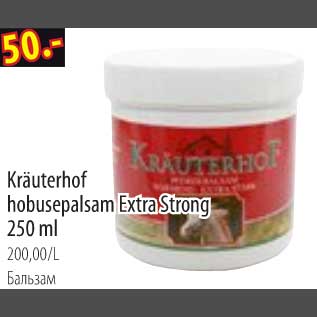 Allahindlus - Kräuterhof hobusepalsam Extra Strong