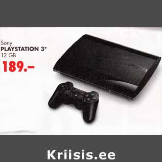 Скидка - Sony PLAYSTATION 3* 12GB