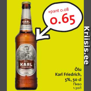 Allahindlus - Õlu Karl Friedrich