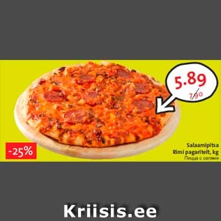 Allahindlus - Salaamipitsa Rimi pagaritelt, kg
