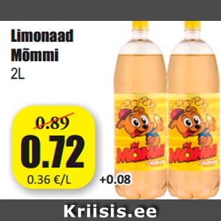 Allahindlus - Limonaad Mõmmi 2L