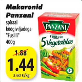 Скидка - Макароны Panzani