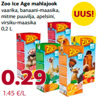 Allahindlus - Zoo Ice Age mahlajook