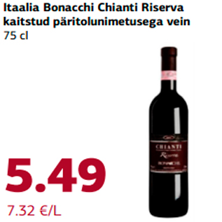 Allahindlus - Itaalia Bonacchi Chianti Riserva vein