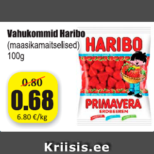 Allahindlus - Vahukommid Haribo