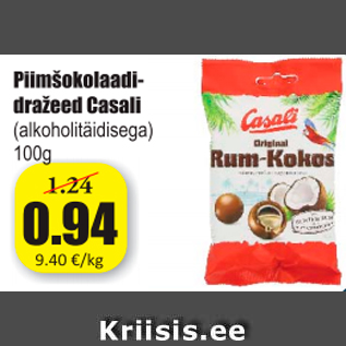 Скидка - Шоколадные драже Casali