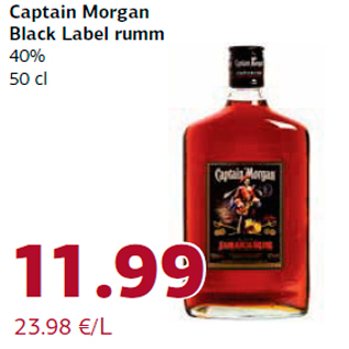 Allahindlus - Captain Morgan Black Label rumm