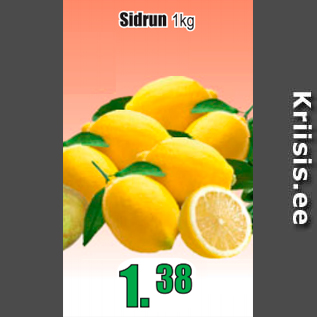 Allahindlus - Sidrun 1 kg