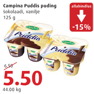 Allahindlus - Campina Puddis puding