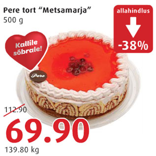 Allahindlus - Pere tort "Metsamarja"