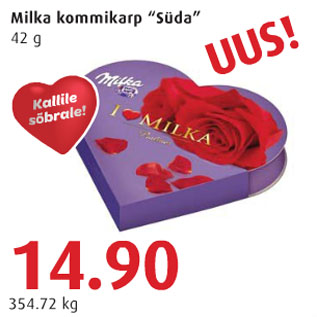 Allahindlus - Milka kommikarp "Süda"