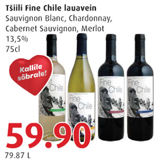 Allahindlus - Tšiili Fine Chile lauavein