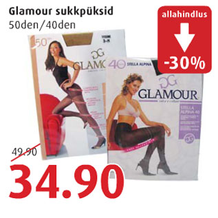 Allahindlus - Glamour sukkpüksid