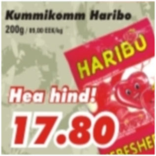 Allahindlus - Kummikomm Haribo