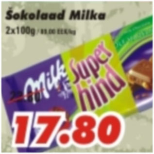 Allahindlus - Šokolaad Milka