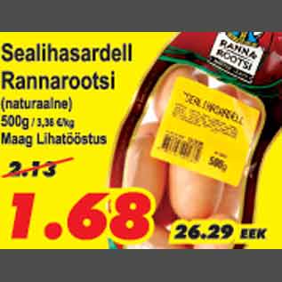 Allahindlus - Sealihasardell Rannarootsi