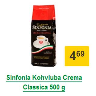 Allahindlus - Sinfonia Kohviuba Crema Classica 500 g