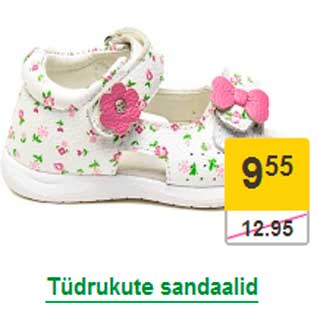 Allahindlus - Tüdrukute sandaalid