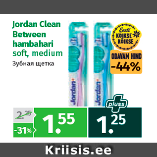 Allahindlus - Jordan Clean Between hambahari