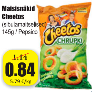 Allahindlus - Maisisnäkid Cheetos