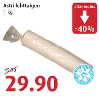 Allahindlus - Astri lehttaigen