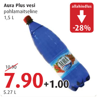 Allahindlus - Aura Plus vesi