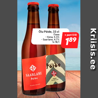 Allahindlus - Õlu pöide, 33 cl