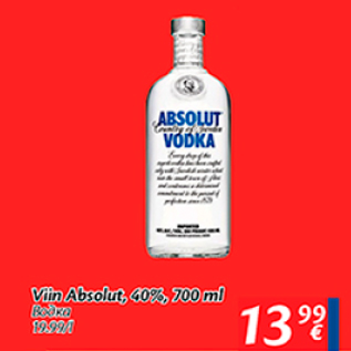 Allahindlus - Viin Absolut