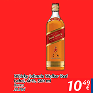 Allahindlus - Whisky Jahnnie Walker red Label