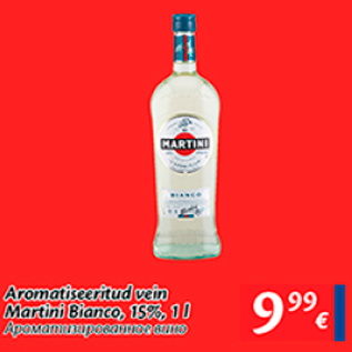 Allahindlus - Aromatiseeritud vein Martini Bianco