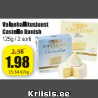 Скидка - Сыр с белой плесенью Castello Danish