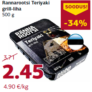 Allahindlus - Rannarootsi Teriyaki grill-liha 500 g