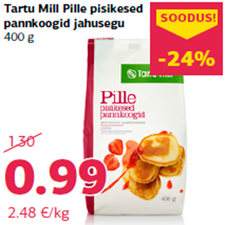 Allahindlus - Tartu Mill Pille pisikesed pannkoogid jahusegu 400 g