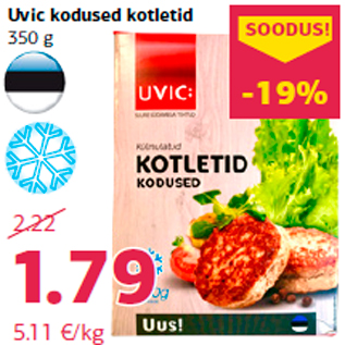 Allahindlus - Uvic kodused kotletid 350 g