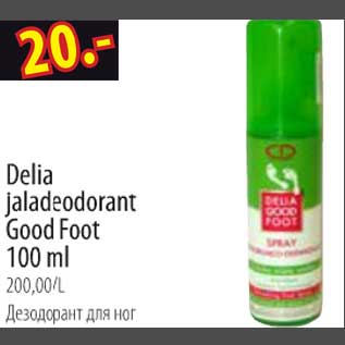 Allahindlus - Delia jaladeodorant Good Foot