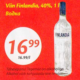 Allahindlus - Viin Finlandia