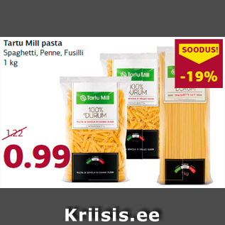 Скидка - Паста Tartu Mill