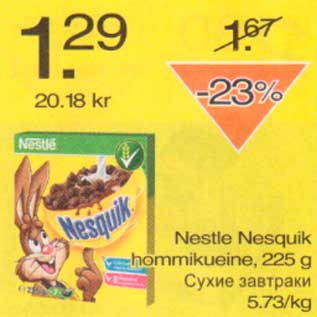 Allahindlus - Nestle Nesquik hommikueine