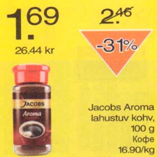 Allahindlus - Jacobs Aroma lahustuv kohv