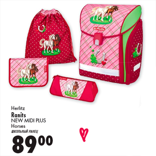 Allahindlus - Herlitz Ranits NEW MIDI PLUS Horses