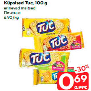 Allahindlus - Küpsised Tuc, 100 g