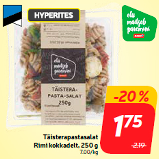 Allahindlus - Täisterapastasalat Rimi kokkadelt, 250 g