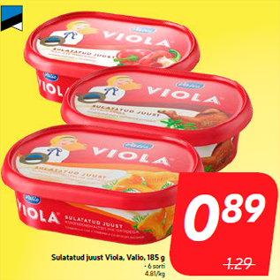 Скидка - Плавленый сыр Viola, Valio, 185 г