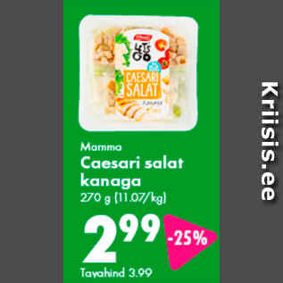 Allahindlus - Mamma Caesari salat kanaga, 270 g